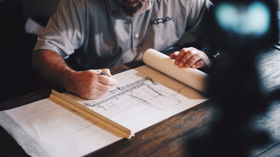 Architectural renovation plans